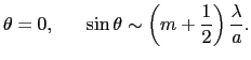 $\displaystyle {d \over{d\alpha}} \left ( {\sin \alpha \over{\alpha}} \right )^{...
...sin \alpha \over{\alpha}}{\alpha\cos\alpha - \sin\alpha \over{\alpha^{2}}}
=
0,$