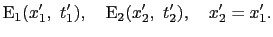 $\displaystyle l = l_{0}\sqrt{1 - \beta^{2}},$