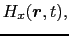 $\displaystyle {D_{z}(\mbox{\boldmath$r$}, t) + {\beta \over{c}}H_{y}(\mbox{\boldmath$r$}, t) \over{\sqrt{1 - \beta^{2}}}},$