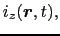 $\displaystyle i_{y}(\mbox{\boldmath$r$}, t),$