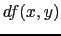 $\displaystyle d f(x, y)$