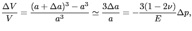 $\nu a\Delta p/E$