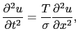 $\displaystyle \left ( {\partial u \over{\partial x}} \right )_{x + \Delta x} - ...
...t )_{x}
=
\left ( {\partial^{2} u \over{\partial x^{2}}} \right )_{x} \Delta x,$