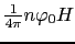 $\frac{1}{4\pi}n\varphi_{0}H$