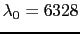 $\lambda_{0} = 6328$