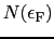 $N(\epsilon_{\rm F})$