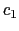 $c_{1}$