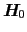 $\mbox{\bfseries\itshape {H}}_{0}$