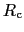 $R_{\rm c}$